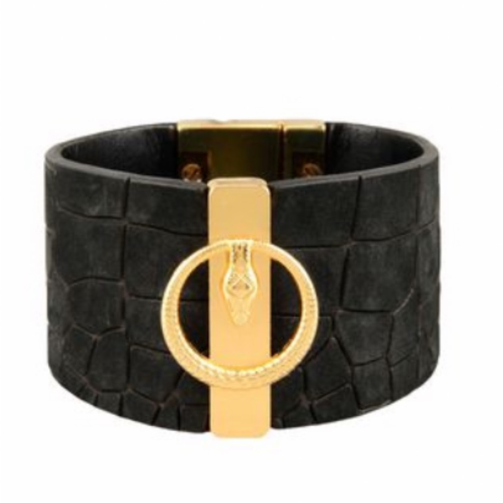 CLASS CAVALLI Leather Bracelet